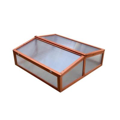GARDIUN Serre de Jardin  Wooden ii 90x82x32 cm en Bois et Polycarbonate