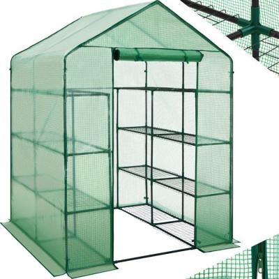 TECTAKE  serre de jardin souple 2,04 m&sup2; 143x143x195cm 401860