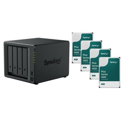 SYNOLOGY Serveur NAS  DS925+ (8Go RAM) avec 4x 12To HAT PLUS