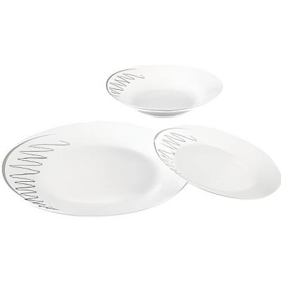 SECRET DE GOURMET Gourmet 76352 Service de Table Blanc 1,2 kg Lot de 18