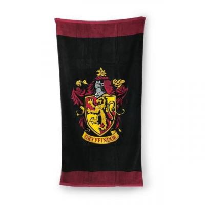 GENERIQUE Groovy Harry Potter Gryffindor Cotton Towel Rouge,Noir