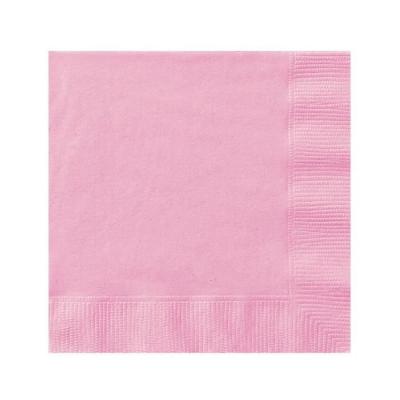 VEGAOOPRO Unique Party - 30872 - Serviettes en Papier - 16,5 cm - Rose Pastel