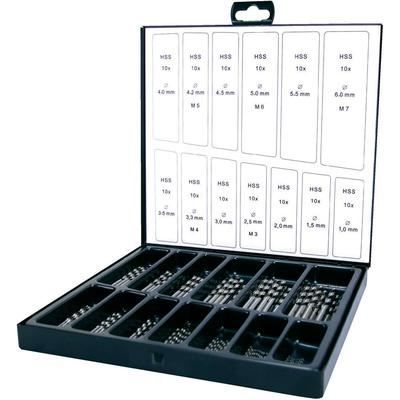 RUKO A214195 hss Jeu de forets pour le m&eacute;tal meul&eacute; din 338 1 set - 