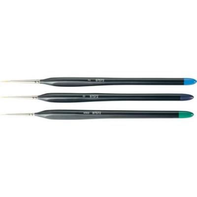 INCONNU Set de 3 pinceaux synth&eacute;tiques taille 5 0, 0, 2 1 set e10710-16
