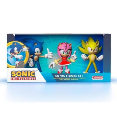 COMANSI Figurine  Sonic The Hedgehog (x3)