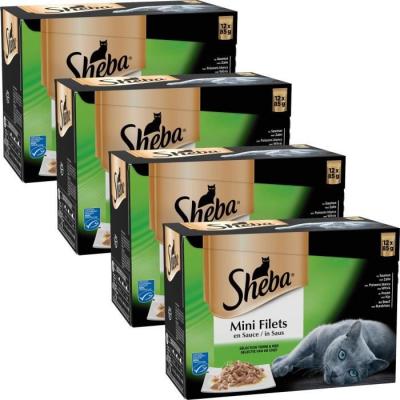  Mini filets sachets fra&icirc;cheur en sauce - 4 vari&eacute;t&eacute;s 12 x 85 g (x4)