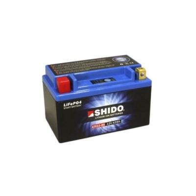 SHIDO  Batterie Lithium-Ion, moto & scooter, LTX12-BS