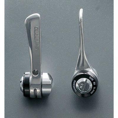 SHIMANO Sl-r400 downtube shifters-braze - 8 vitesses-on argent silber - silber 8 speed 