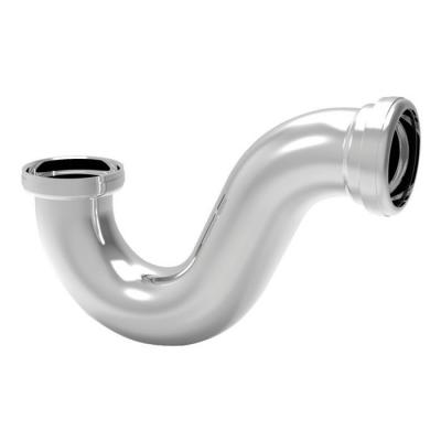 VALENTIN Siphon baignoire laiton chrom&eacute; - 1'1/2 - &Oslash; 40 mm - 