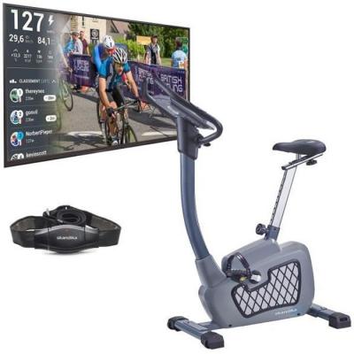 SKANDIKA V&eacute;lo d'appartement Wiry Gris - 24 Programmes - 32 niveaux de r&eacute;sistance 