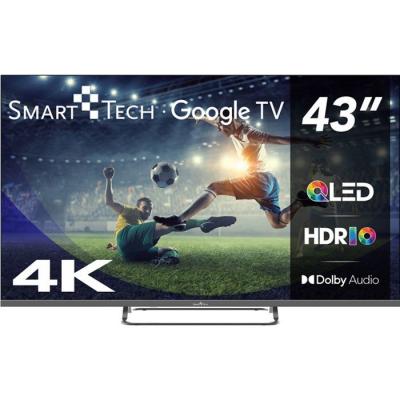 SMART TECH TV QLED 4K UHD 43' (109 cm) 43QG02V GOOGLE TV-4xHDMI - 2xUSB - Dolby Vision - Dolby Atmos