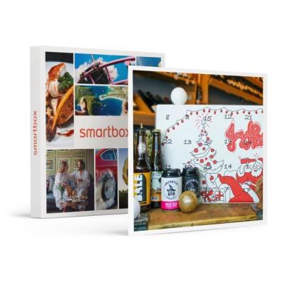 SMARTBOX - Coffret Cadeau Calendrier de l'Avent : 24 bi&egrave;res artisanales fran&ccedil;aises livr&eacute;es &agrave; domicile-Gastronomie 
