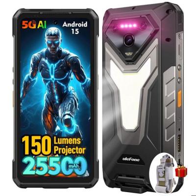 ULEFONE  Armor 34 Pro 5G Smartphone Incassable Android 15 32Go+512Go 25500mAh 6.95"" 1100LM