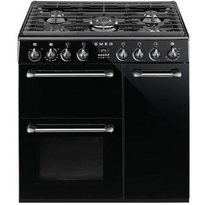 SMEG Cuisini&egrave;re mixte 90 cm  BMG3BL