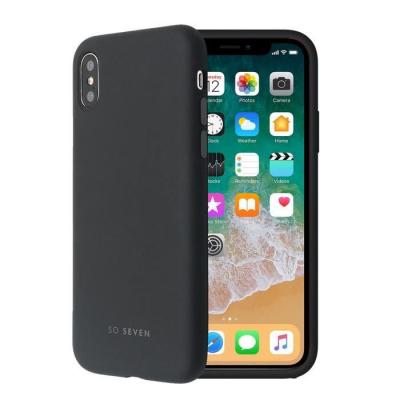ASCENDEO SO SEVEN Coque Smoothie Noir: Apple iPhone SE / 8 / 7