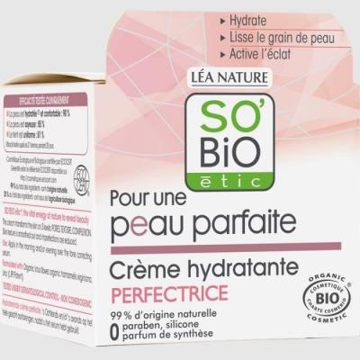 SO BIO ETIC SO'BiO &eacute;tic Cr&egrave;me Hydratante Perfectrice pour une Peau Parfaite 50 ml