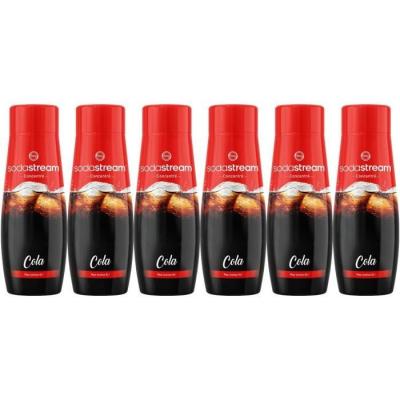 SODASTREAM  - Lot de 6 concentr&eacute;s COLA - 440ml 