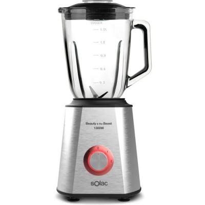 SOLAC Blender  Beauty & the Best 1300 W Argent et Noir 