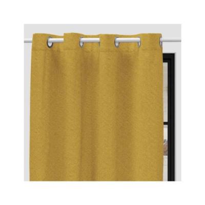 Soleil d'Ocre Eclipse Rideau occultant, Polyester, Jaune, 140 x 250 cm
