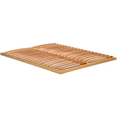  Sommier 160x200 - Marron - Bois