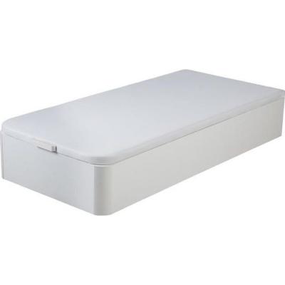 VENTE UNIQUE Sommier coffre HESTIA de DREAMEA PLAY - Blanc mat - 90 x 190 cm
