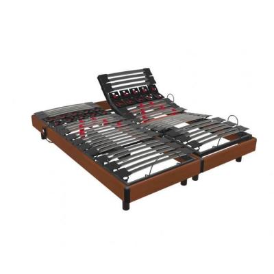 BULTEX Sommier relaxation cerisier  Pop Art Sigma 2x90x200 - Marron