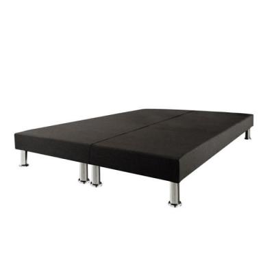 EBAC Sommier tapissier + jeu de pieds 80+80x200 deco 2x12 lattes