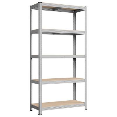 SONGMICS &Eacute;tag&egrave;re de rangement &agrave; 5 niveaux, Argent