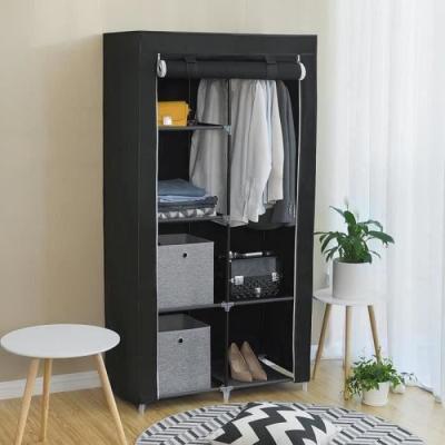 Nancy's wardrobe xl - armoire - armoire pliable noir