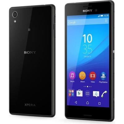 SONY   XPERIA M4 Aqua noir d&eacute;bloqu&eacute;