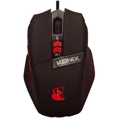 KONIX  Drakkar - Souris - optique - 7 boutons - filaire - USB 