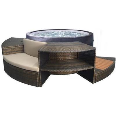 NETSPA Spa portable  Vita 4 personnes avec mobilier