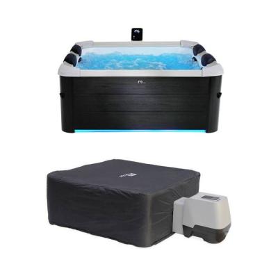 MSPA  Spa rigide 6 personnes gris + housse thermique l sweeek