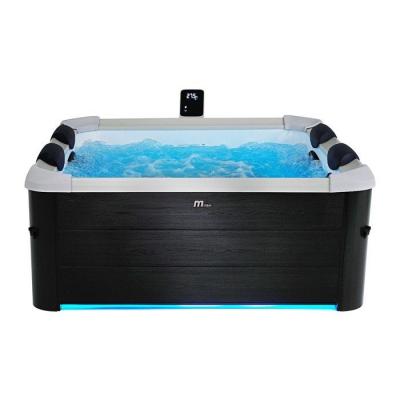 MSPA Spa semi-rigide 6 places gris anthracite - NAPUKA - 128 jets