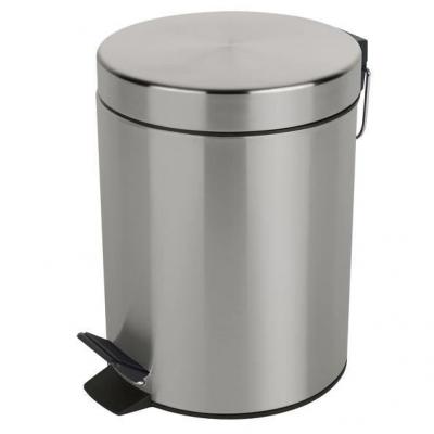 SPIRELLA Poubelle &agrave; p&eacute;dale Acier sydney 5L Bross&eacute; - Gris - 