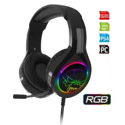 SPIRIT OF GAMER Casque PRO-H8 RGB Rainbow  Noir 