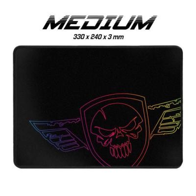 SPIRIT OF GAMER Tapis de Souris Darkskull  taille M, 33 x 24 cm, Ultra pr&eacute;cision ! 