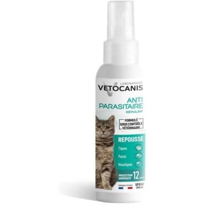 VETOCANIS  preventis spray antiparasitaire pour chat 250ml