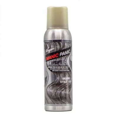 MANIC PANIC Spray coloration temporaire cheveux couleur argent - 