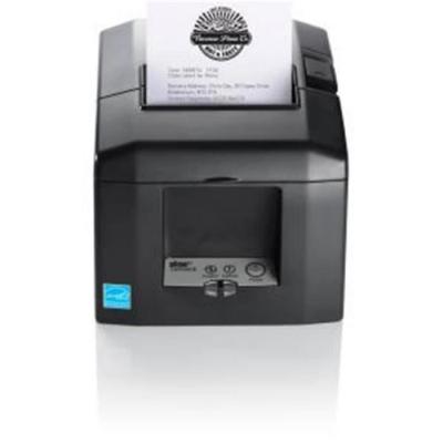 STAR MICRONICS Star TSP 654IIE3-24 - Imprimante de re&ccedil;us - thermique direct - Rouleau (8 cm) - 203 dpi - jusqu'&agrave; 300 mm/sec - LAN - outil de coupe - gris