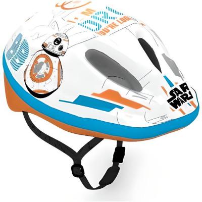 DISNEY Casque v&eacute;lo enfant  V2 Starwars avec molette de r&eacute;glage blanc/