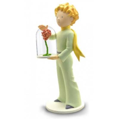PLASTOY Statuette  - Le Petit Prince - Le Petit Prince et la rose 21 cm 