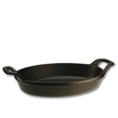 STAUB  - 1302923 - Plat Ovale Empilable - Fonte - Noir - 28 cm