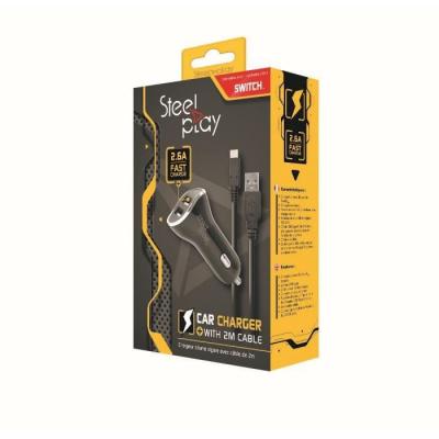STEELPLAY  Nintendo Switch Car Charger X2 Usb Ports