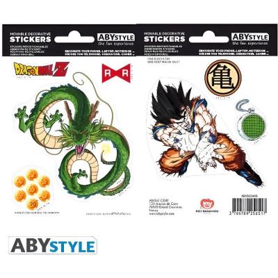 Abystyle DRAGON BALL - Stickers - 16x11cm/ 2 planches - DBZ/ Shenron-