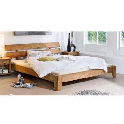 Lit double 200x200 Palissandre huil&eacute; Brun NATURE BROWN #513