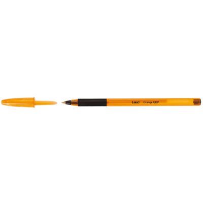 BIC  Stylo bille ORANGE GRIP Pte Fine 0,7mm Encre Noire
