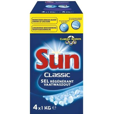 SUN  Classic Sel R&eacute;g&eacute;n&eacute;rant Pour Lave-Vaisselle 4kg (lot de 2)