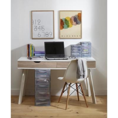 Sundis Orgamix Tour de rangement plastique noir 36 x 26 x 61 cm