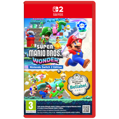 NINTENDO Super Mario Bros Wonder  Switch 2 Edition + Rendez-vous au parc Bellabel Switch 2 
